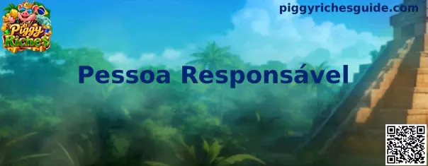 Ilustração sobre Pessoa Responsável e Jogo Seguro no Piggy Riches